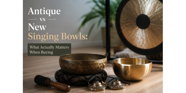 Antique vs New Singing Bowls: Complete Buying Guide & Sound Differences